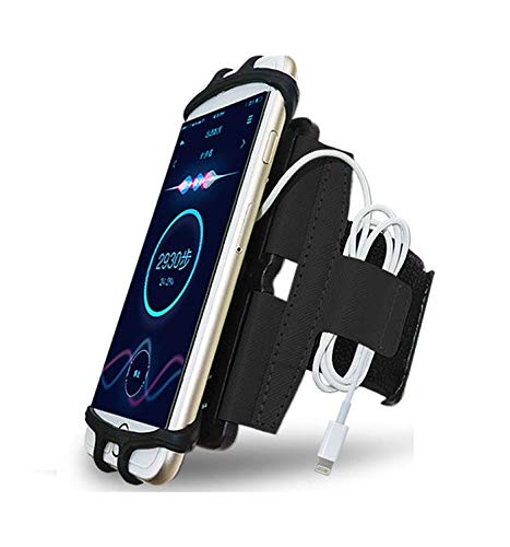 CoverKingz - Brazalete deportivo universal para smartphones de 4,0 a 7 pulgadas, con bolsillo de brazo con compartimento para llaves, bolsillo de teléfono móvil