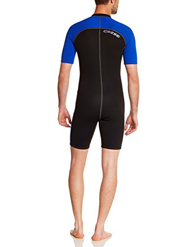 Cressi Lido Traje Corto de Neopreno, Hombre, Negro/Azul, XL/5