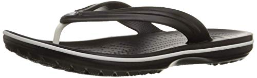 Crocs Crocband Flip, Chanclas Unisex-Adult, Black, 39/40 EU