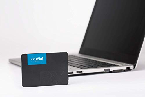 Crucial BX500 480 GB CT480BX500SSD1 Unidad interna de estado sólido, hasta 540 MB/s (3D NAND, SATA, 2.5 Pulgadas)