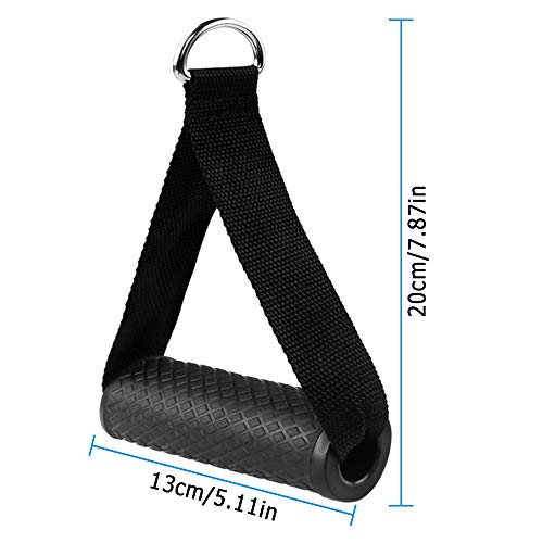 Dadabig 2 Piezas Mango de Resistencia para Ejercicios Asa de Espuma para Fitness Asa de Repuesto de Cuerda de Tracción para Gimnasio, Equipo de Entrenamiento