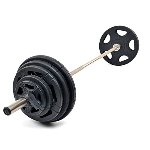 Discos de Pesas Discos Olímpicos Barra mancuernas placas tabuladas for fitness pesas Equipo barra de pesas Gimnasio Fuerza Muscular placas ejercicio con barra de agarre un olímpico pares de placas de