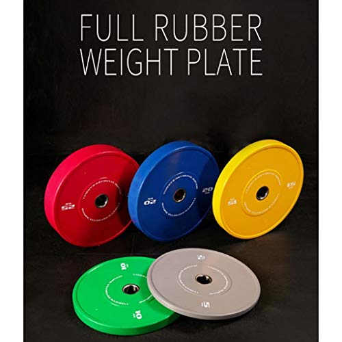 Discos de Pesas Discos Olímpicos Las placas con barra de color Pesos placas de peso de elevación discos Barbells Barbells Placa for Olímpico, utilizado for el entrenamiento de fuerza, Crossfit y Micro