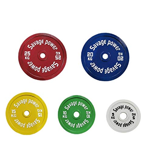 Discos de Pesas Discos Olímpicos Un par de placas con barra moldeada placas Olímpico Hierro fraccional peso de mancuerna o pesa, Pesas Pesas de disco for Home Fitness Gym pesas Discos de Pesas para Mu