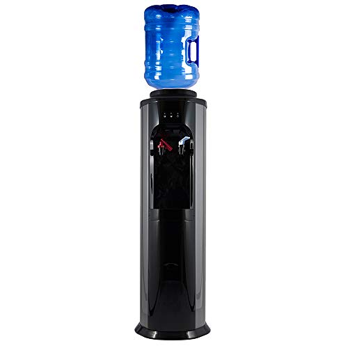 Dispensador Agua, Fuente de Agua Fria, Fuente de botellon,Maquina de Agua Fria y Caliente, Fuente Botella,Negro,casa,hogar,Oficina