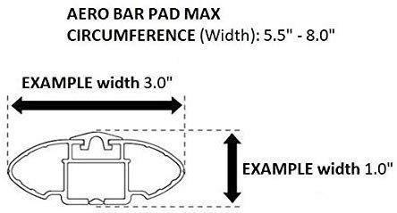 Dorsal Aero Rack Pads 28 Inch and 15 ft Straps for Car Surfboard Kayak SUP X-Long