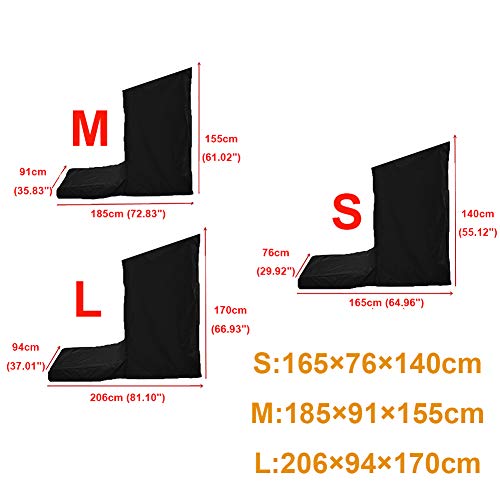 DTLEO 190T Cubierta de la Cinta de Correr,Funda Protectora para Cinta de Correr Impermeable a Prueba de Polvo Máquina de Correr con Cremallera para Interiores/Exteriores,S