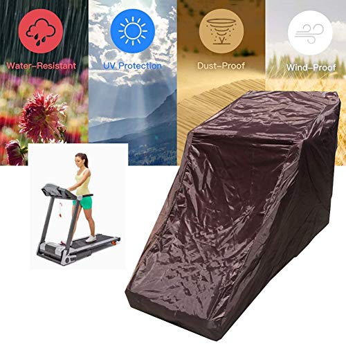 DTLEO Cubierta Protectora de La Cinta de Correr, No Plegable Cubierta Protectora de La Máquina de Correr Plegable, Polvo Cubierta de Equipo de Fitness Resistente Al Agua Resistente,S:168×75×135CM