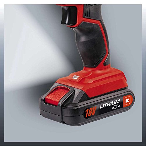 Einhell 4513846 Taladro sin Cable TC-CD 18-2 litio 18 V, 18 W, Rojo