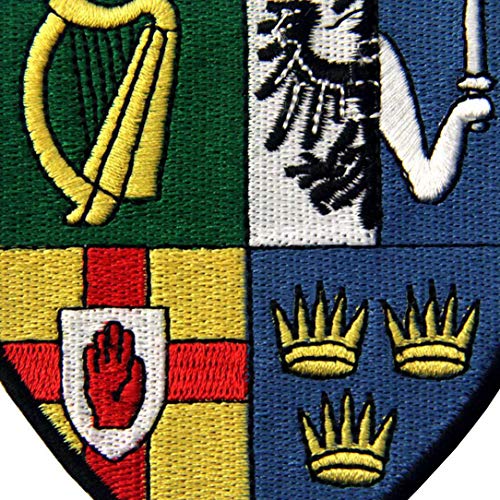 Emblema Del Escudo De Las Provincias De Irlanda Escudo Irlandés De La Bandera De La Bandera Bordado En Cosido En Remiendo