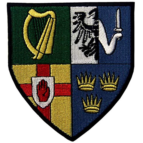 Emblema Del Escudo De Las Provincias De Irlanda Escudo Irlandés De La Bandera De La Bandera Bordado En Cosido En Remiendo