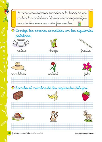 Escribir es divertido si sabes como. Cuaderno 1A. Composición escrita (Niños de 6 a 7 años)