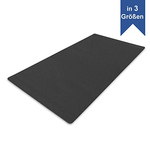 Esterilla Vida Sport Protect, esterilla protectora para ejercicio, entrenamiento, esterilla de entrenamiento, negra, tamaño 60 x 120 cm, 3.09