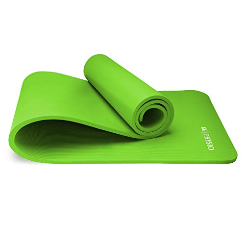 Esterilla Yoga KG | PHYSIO (1cm), Calidad Premium Colchoneta de Fitness para Gimnasio, Pilates o en Casa con Tirante (dentro de la colchoneta) 183cm x 61cm x 1cm (grueso)