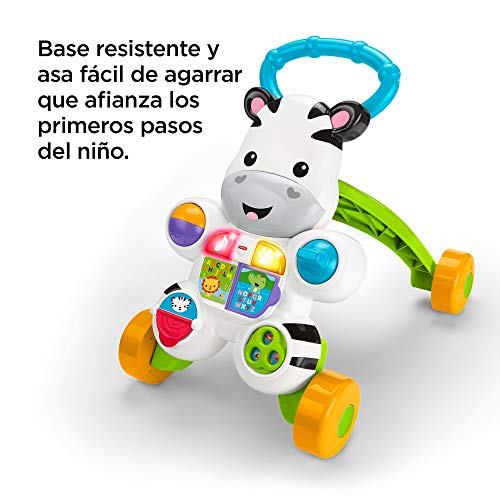 Fisher-Price - Cebra parlanchina primeros pasos - andador bebes - (Mattel DLD87)