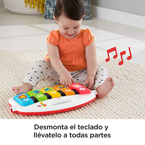 Fisher-Price - Gimnasio bebé Piano Pataditas superaprendizaje - (Mattel FWT12)