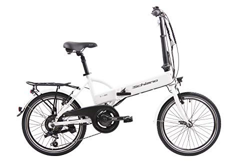 F.lli Schiano E- Sky Bicicleta, Unisex-Adult, Blanca, 20"