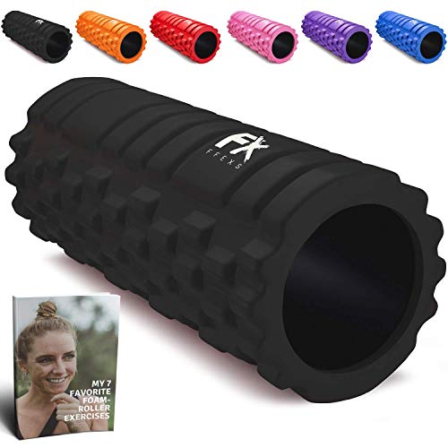 Foam Roller - Rodillo de Espuma para Terapia de Masaje – Para Masajes Muscular Fitness Pilates Yoga - La Mejor Herramienta para Deportivo - Tejido Profundo Liberación Miofascial y Alivio de Dolores