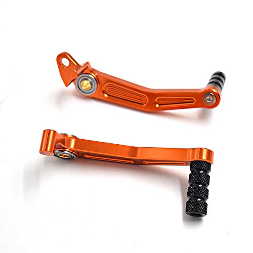 Frenos de la palanca de la motocicleta Pedales Palanca del cambio del engranaje del freno para Duke 125 200 390 RC125 / RC200 / Rc390 Palanca del pedal naranja