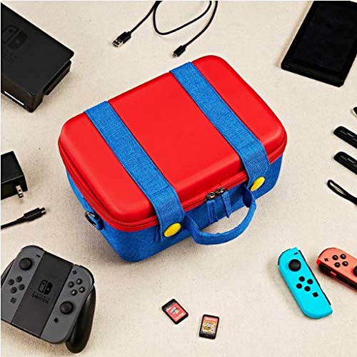 Funlab Funda de Transporte de Viaje Compatible con Nintendo Switch Sistema,Cute y Deluxe,Case Rígida de Protector Estuche de Almacenamiento para Nintendo Switch Console y Accesorios