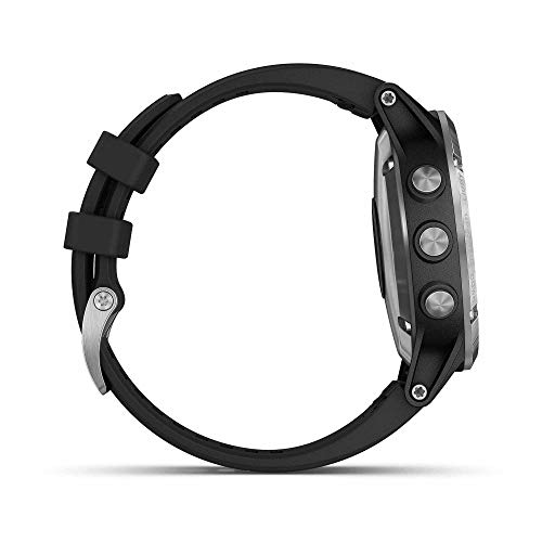 Garmin Fenix 5S Plus - Reloj GPS multideporte, color negro