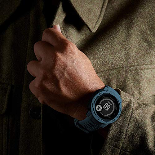 Garmin Instinct - Reloj con GPS, Unisex, Azul, 1