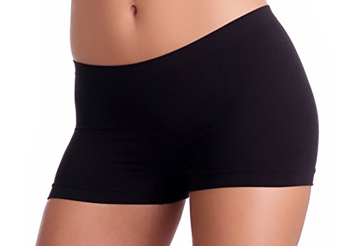 Gatta Short Viki - Bragas de mujer sin costuras, 3 unidades negro 42-44