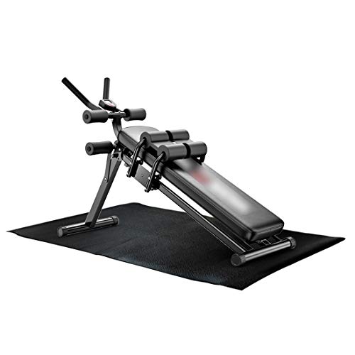 GIOVARA Esterilla de ejercicio y equipo de fitness, antideslizante, alfombrilla protectora de piso para cintas de correr, ciclismo, Rowers, Cross Trainers y otros equipos de gimnasio, 180cm x 80 cm