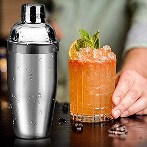 GOLDGE Coctelera para Cócteles, 12Pcs Profesional Barman Cocteleria 750ml Juego de Herramientas de Barra de Acero Inoxidable Ideal para Bar, Hogar Mezclar Bebidas