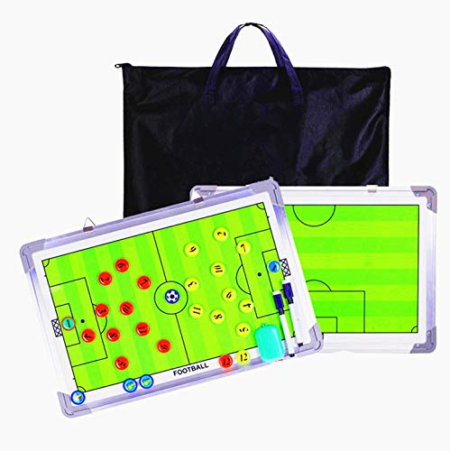 Gracelaza Carpeta Táctica Portátil para Entrenador de Fútbol - Pizarra Estrategia Profesional para Entrenamiento de Soccer （Dimensiones Abiertas: 45 × 30 cm） #1