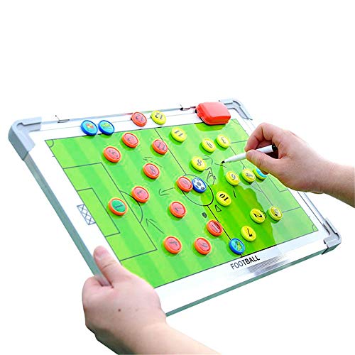 Gracelaza Carpeta Táctica Portátil para Entrenador de Fútbol - Pizarra Estrategia Profesional para Entrenamiento de Soccer （Dimensiones Abiertas: 45 × 30 cm） #1