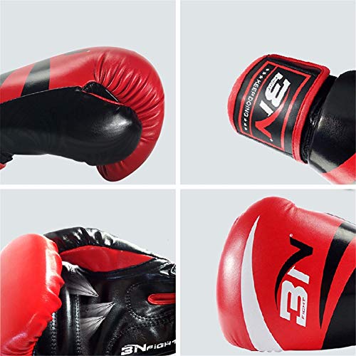 Guantes Boxeo Hombre Guantes Boxeo Guantes Boxeo Mujer Guantes De Boxeo Mujer Guantes De Boxeo para Mujer Punch Bag Gloves Boxing Bag Gloves Punch Gloves Red,8oz