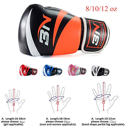 Guantes Boxeo Hombre Guantes Boxeo Guantes Boxeo Mujer Guantes De Boxeo Mujer Guantes De Boxeo para Mujer Punch Bag Gloves Boxing Bag Gloves Punch Gloves Red,8oz