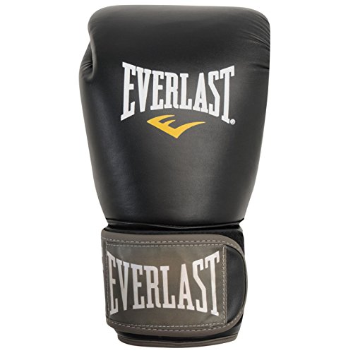 Guantes de boxeo, de Everlast, para entrenamiento, artes marciales, hombre, color negro, tamaño 340 g