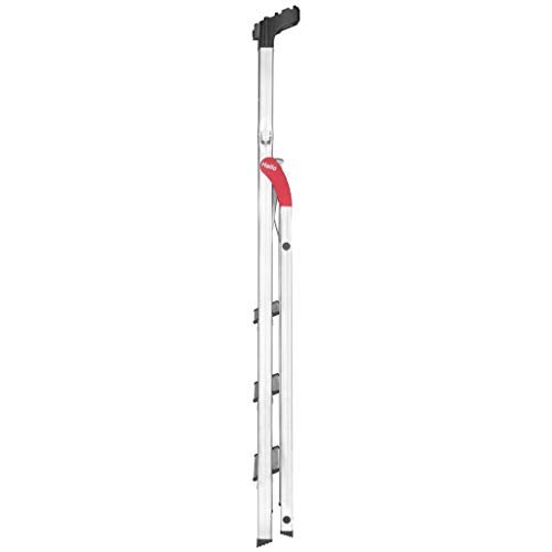 Hailo L60 Easyclix - Escalera de tijera (aluminio, 4 peldaños)