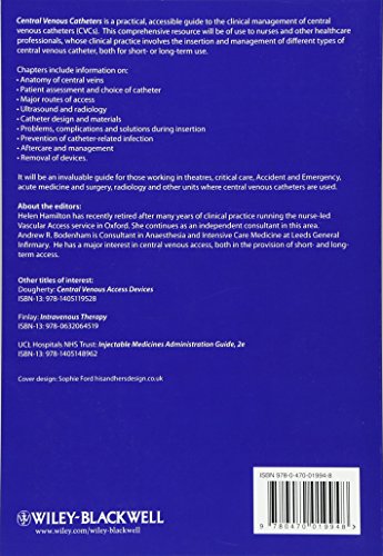 Hamilton, H: Central Venous Catheters (Wiley Series in Nursing)