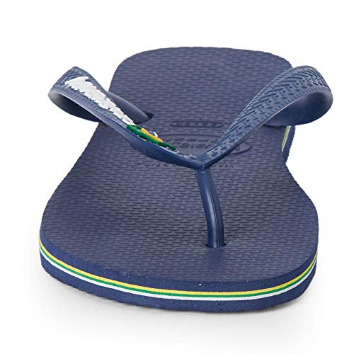 Havaianas Brasil Logo Zehentrenner Unisex-Erwachsene, Azul (Navy Blue), 39/40 EU