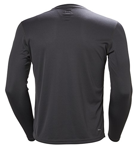 Helly Hansen HH Tech Crew Camiseta, Hombre, Gris (Gris Oscuro 980), Small (Tamaño del Fabricante:S)