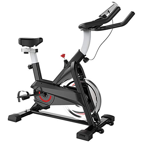 HLEZ Bicicleta Estática, Professional Bicicleta Estática Aparato Doméstico Bicicleta Fitness con Consola Ideal para Quemar Grasa Peso Usuario soportado 100kg