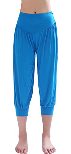 Hoerev F0017A05_Blue_XS - Pantalones para Mujer, Color Royalblue, Talla Large