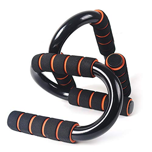 Hpera Flexiones Soporte Push Up Bar Equipo de Gimnasio para Hombres en casa Casa de Equipos de Fitness Soportes de Barra Push Up Orange,freesizze