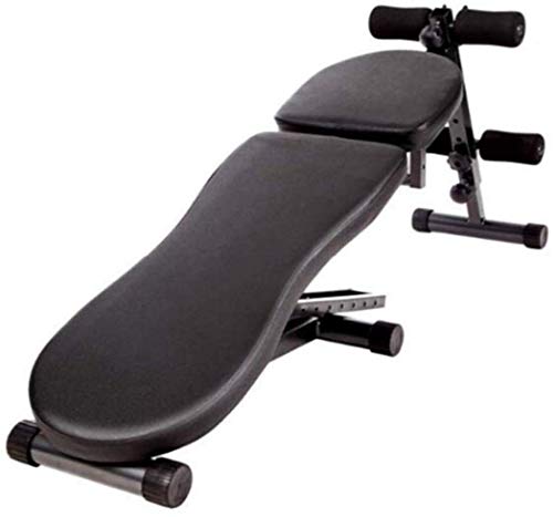 HSBAIS Banco Pesas Asiento Regulable, Compacto Banco de Fitness Multifunción Banco de Ejercicio Entrenamiento Ejercicios Banco de Musculación Plano/Declinado/Inclinado,4 Step