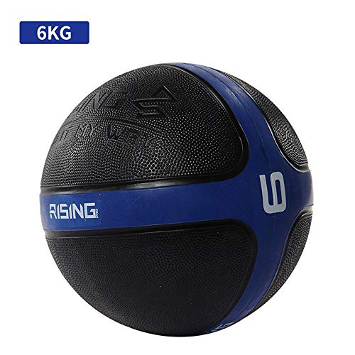 Hua Pelota Medicinal Balón De Medicina De Goma De Color, Balón De Alta Elasticidad, Equipo De Entrenamiento De Fuerza Muscular para Gimnasio En Casa, 1kg, 2kg, 3kg, 4kg, 5kg, 6kg, 7kg, 8kg, 9kg, 10kg