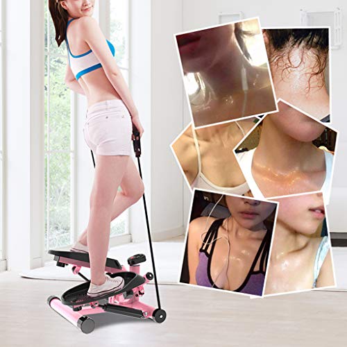 HUANPIN Stepper Fitness Up-Down Stepper Climbing Cardio Stair Stepper Máquina de Ejercicios para la versión Mejorada del Entrenamiento de Todo el Cuerpo