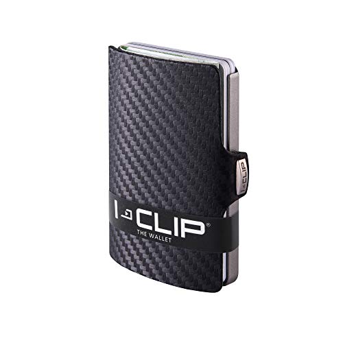 I-CLIP ® Cartera Carbon, Metallic-Grey (Disponible En 2 Variantes)