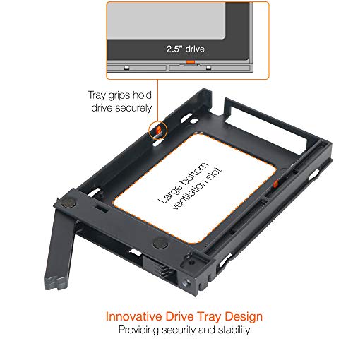 Icy Dock ExpressCage MB324SP-B - Rack extraíble 4 x 2.5 SATA 6Gbps/SAS por HDD/SSD en una bahía 5.25" (Instalación sin Herramientas)