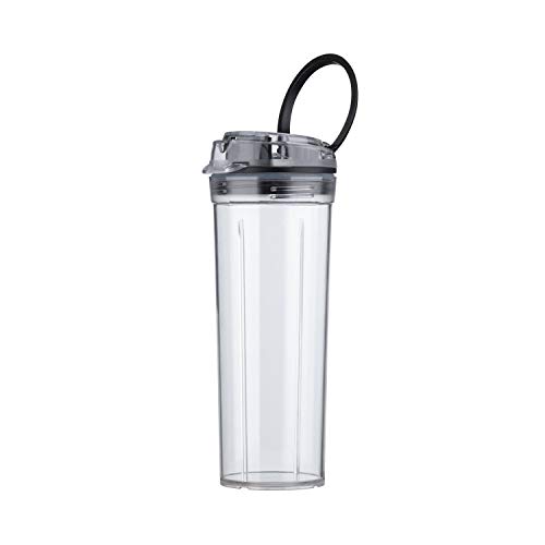 IKOHS Batidora de Vaso MOI - Batidora de Vaso Individual para Smoothies y Batidos, 230 W, Individual, Portátil, Cuchillas de Acero Inoxidable, 230W, Libre de BPA, Diseño Exclusivo, Color Negro