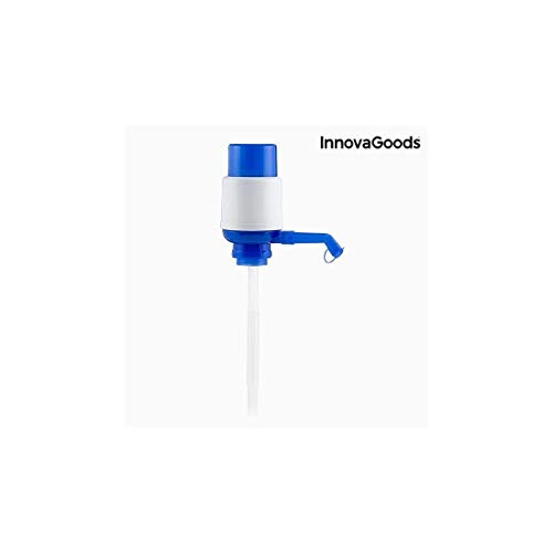 InnovaGoods Dispensador de Agua para Garrafas, Polipropileno, Blanco/Azul, 16.5x8x18 cm