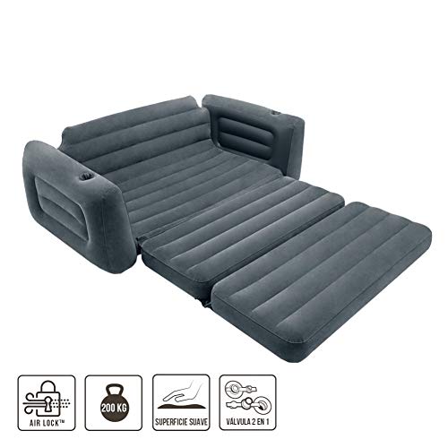 Intex 66552NP - Sofá Cama Hinchable 2 en 1