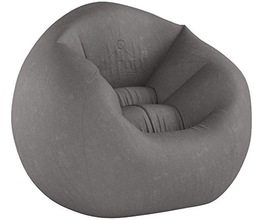 Intex 68579NP - Sillón hinchable beanless 107 x 104 x 69 cm gris